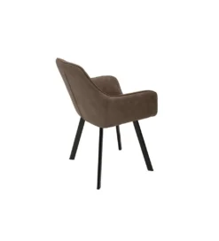 Krzesło Palermo z podłokietnikami taupe*Invicta Interior Sale