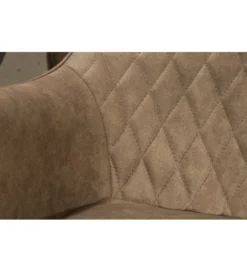 Krzesło Palermo z podłokietnikami taupe*Invicta Interior Sale