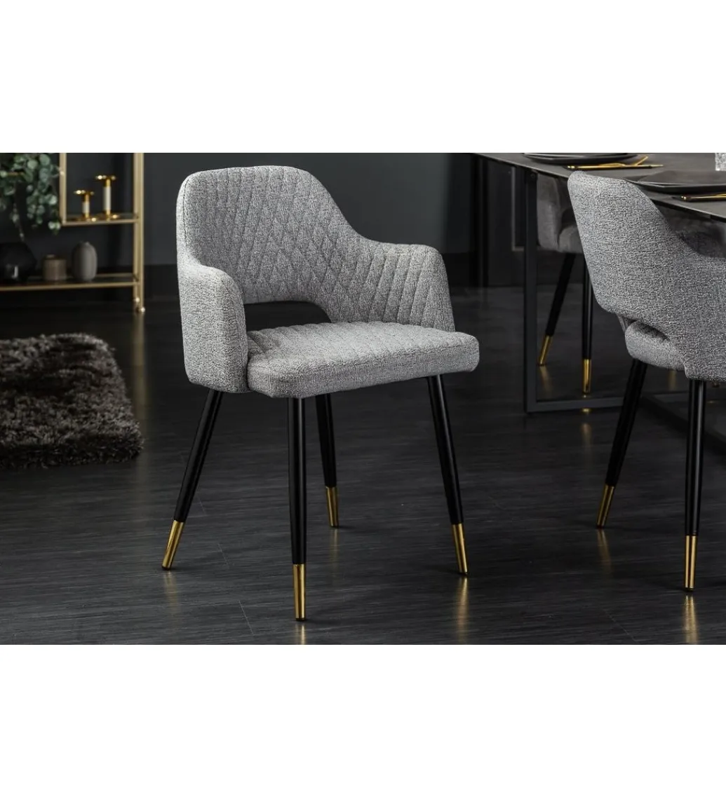 Krzesło Paris jasnoszare*Invicta Interior New