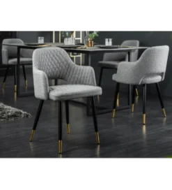 Krzesło Paris jasnoszare*Invicta Interior New
