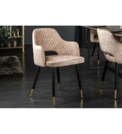 Krzesło Paris Velvet Greige*Invicta Interior Discount