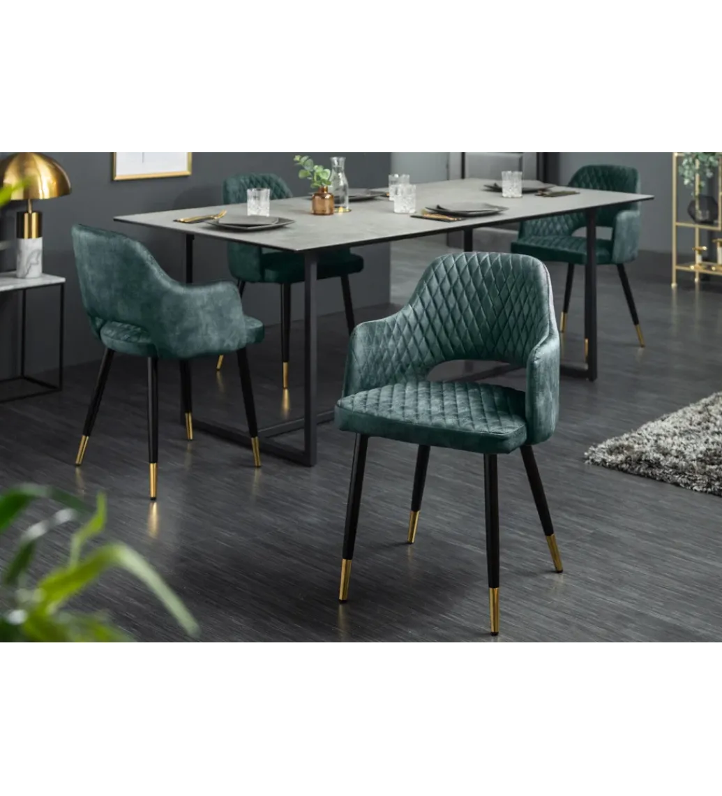 Krzesło Paris Velvet petrol*Invicta Interior Best