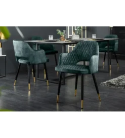 Krzesło Paris Velvet petrol*Invicta Interior Best