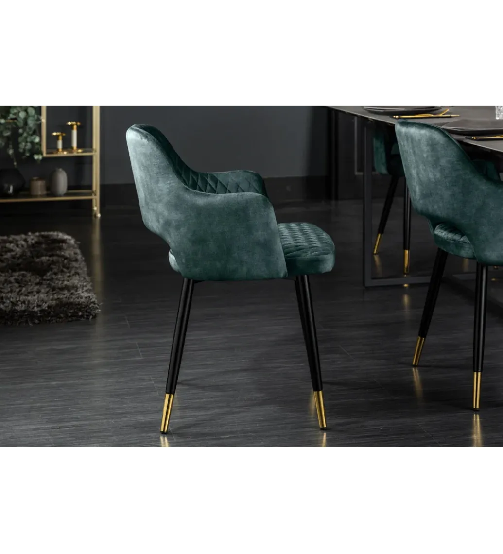 Krzesło Paris Velvet petrol*Invicta Interior Best