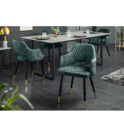 Krzesło Paris Velvet petrol*Invicta Interior Hot