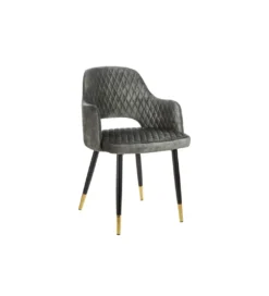 Krzesło Paris Velvet szaro zielone*Invicta Interior Sale