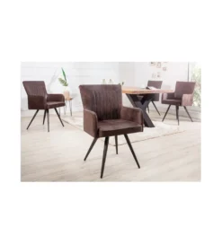 Krzesło Roadster antyczny brąz*Invicta Interior Outlet