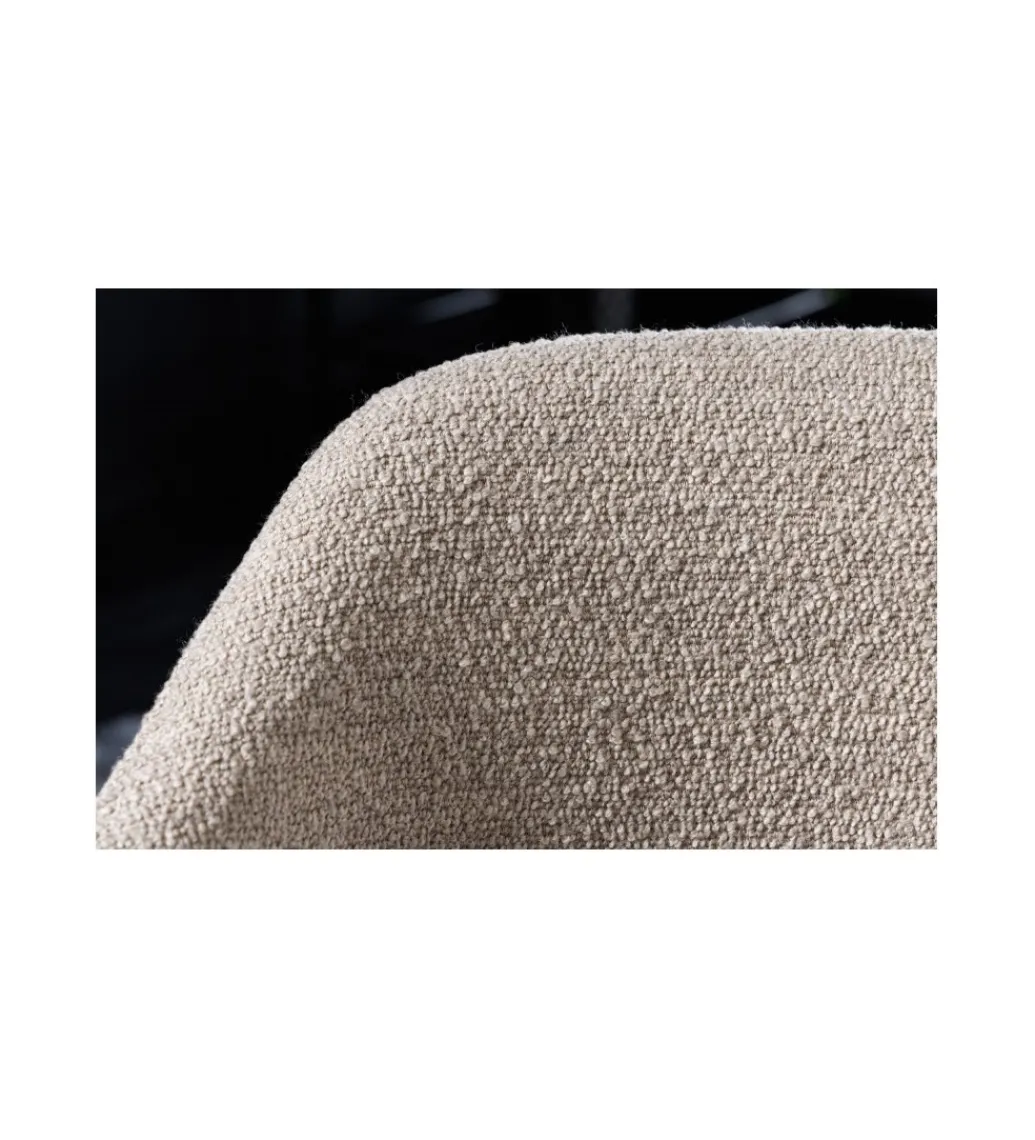 Krzesło RONSE Bouclé greige*Invicta Interior New