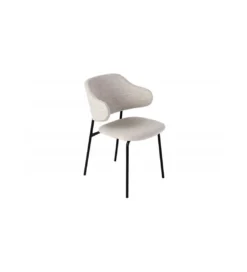 Krzesło RONSE Bouclé greige*Invicta Interior New