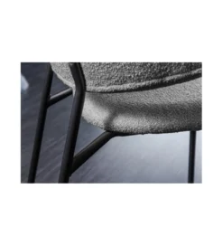 Krzesło RONSE Bouclé szare*Invicta Interior Online