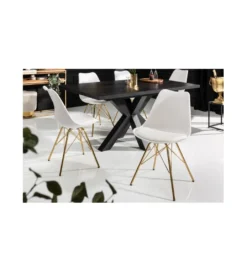 Krzesło RUFO II Scandinavia białe*Invicta Interior Hot