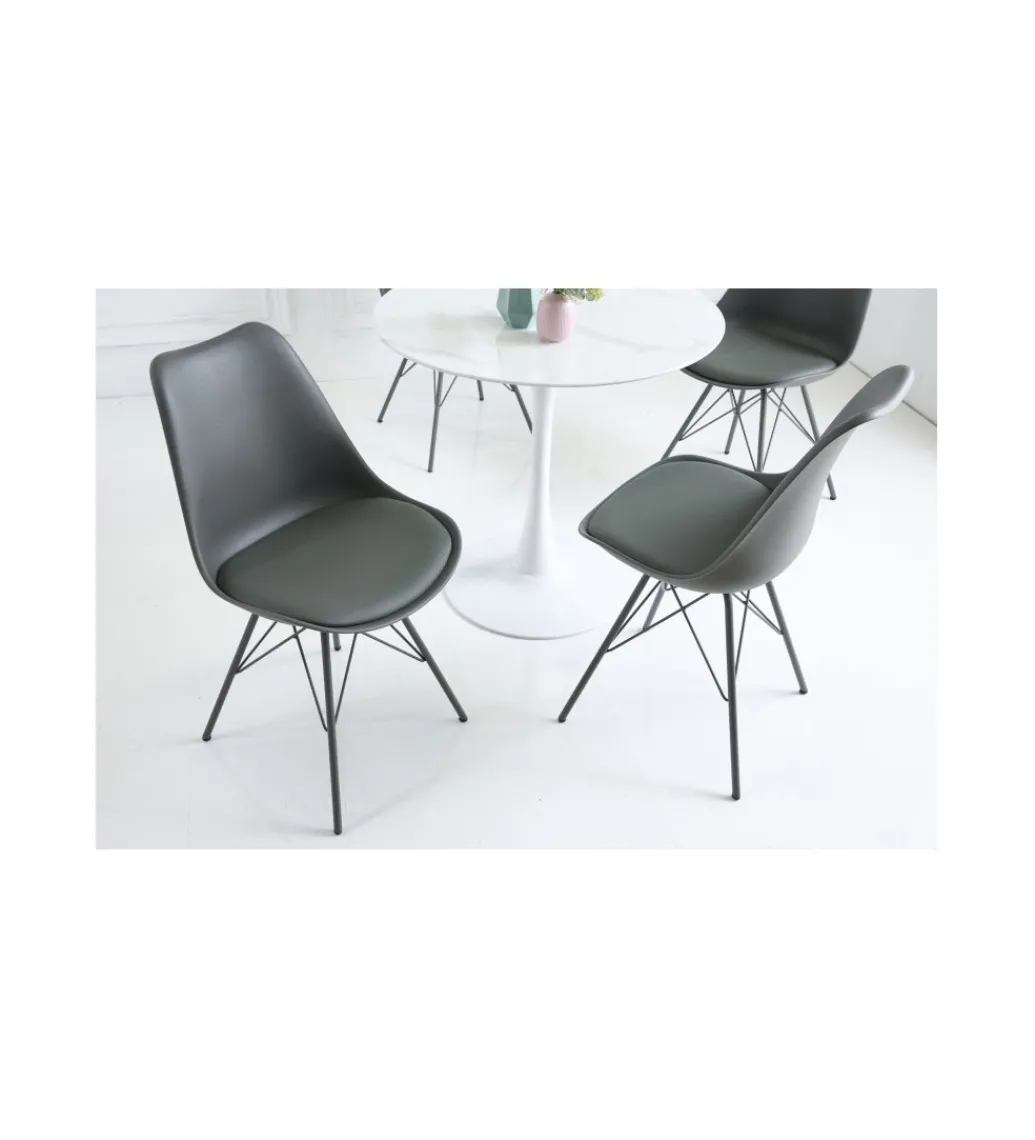 Krzesło RUFO II Scandinavia szare*Invicta Interior Sale