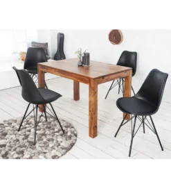 Krzesło Rufo Scandinavia retro czarne*Invicta Interior Hot