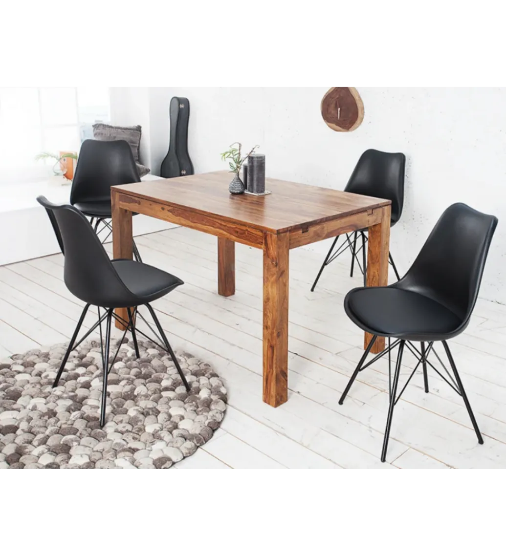 Krzesło Rufo Scandinavia retro czarne*Invicta Interior Hot