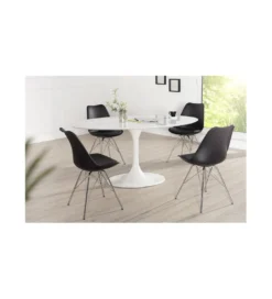 Krzesło Rufo Scandinavia Retro czarne*Invicta Interior Outlet