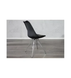 Krzesło Rufo Scandinavia Retro czarne*Invicta Interior Outlet