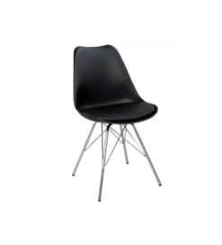 Krzesło Rufo Scandinavia Retro czarne*Invicta Interior Outlet