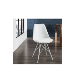 Krzesło Rufo Scandinavia Retro Białe*Invicta Interior Sale