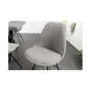 Krzesło RUFO sztruks szare*Invicta Interior Discount