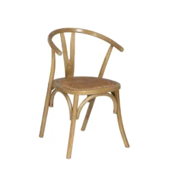 Krzesło SERUN brązowe ratan drewno buk*Zona-Design Best