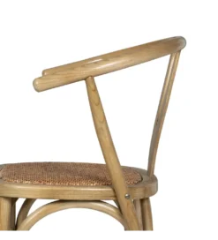Krzesło SERUN brązowe ratan drewno buk*Zona-Design Best