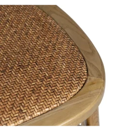 Krzesło SERUN brązowe ratan drewno buk*Zona-Design Best