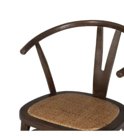 Krzesło SERUN czekoladowe ratan drewno buk*Zona-Design Online