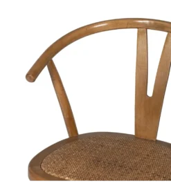 Krzesło SERUN miodowy brąz ratan drewno buk*Zona-Design New