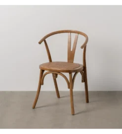 Krzesło SERUN miodowy brąz ratan drewno buk*Zona-Design New