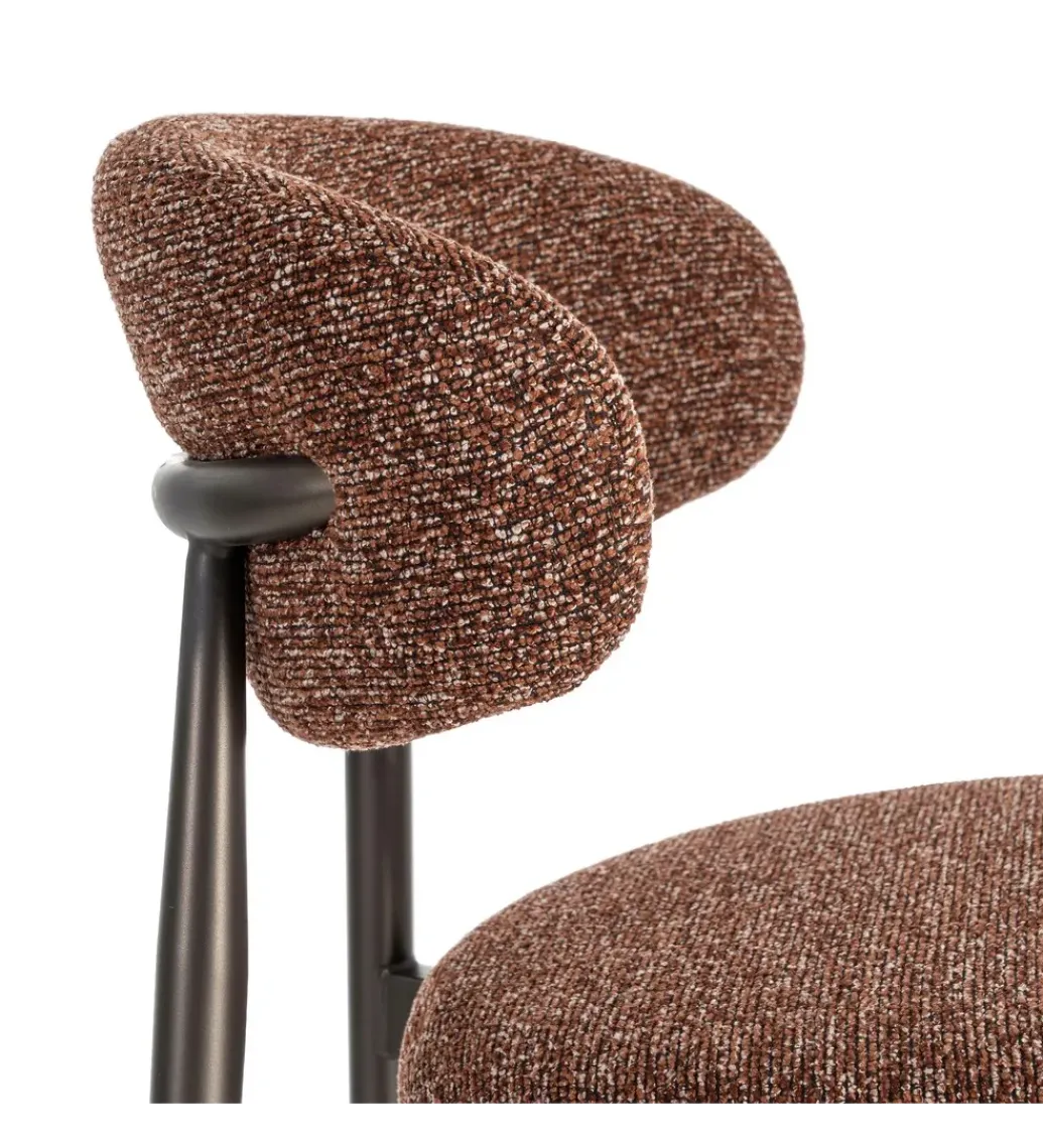 Krzesło TABURENMO 76 cm brązowo czarne*Zona-Design Best