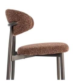 Krzesło TABURENMO 76 cm brązowo czarne*Zona-Design Best