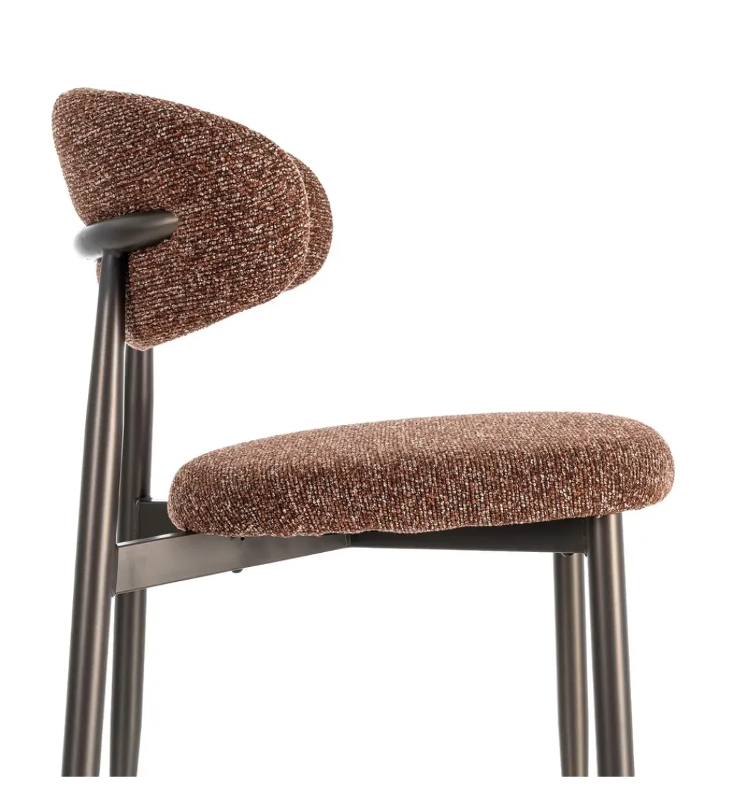 Krzesło TABURENMO 76 cm brązowo czarne*Zona-Design Best