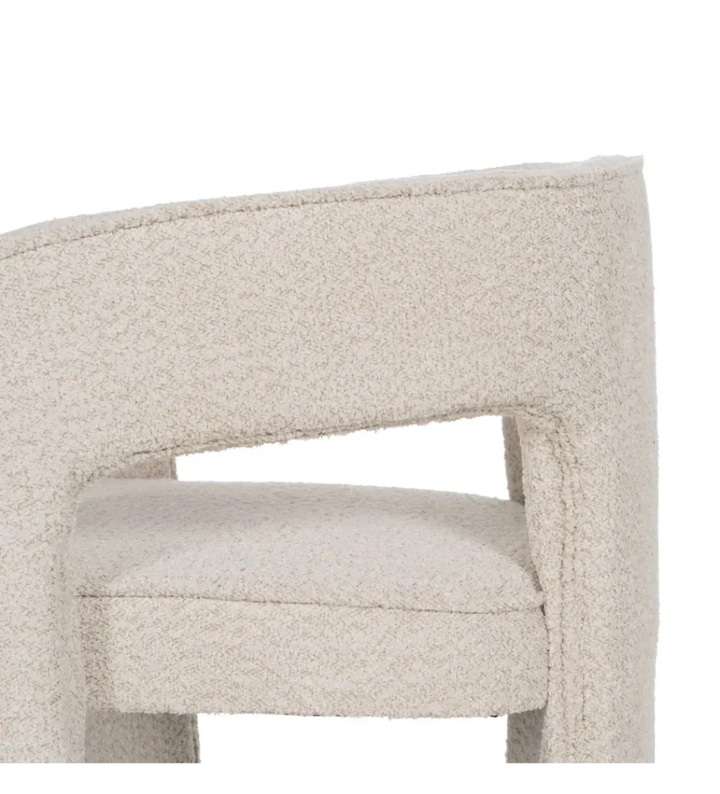 Krzesło tapicerowane LIFUR beżowe*Zona-Design
