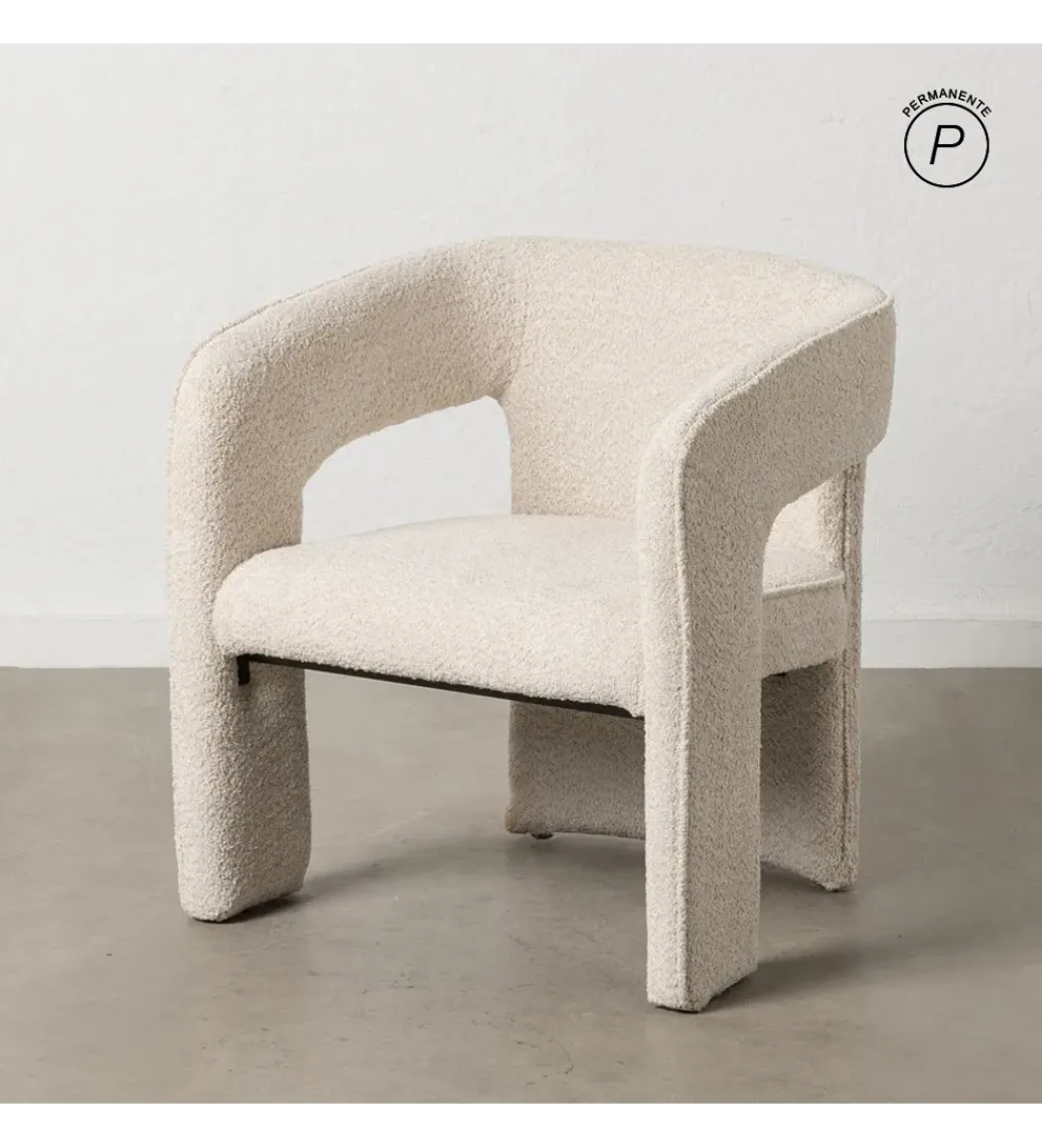 Krzesło tapicerowane LIFUR beżowe*Zona-Design