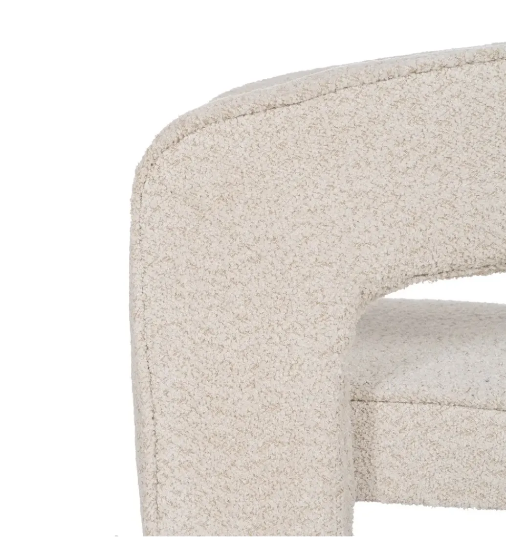 Krzesło tapicerowane LIFUR beżowe*Zona-Design