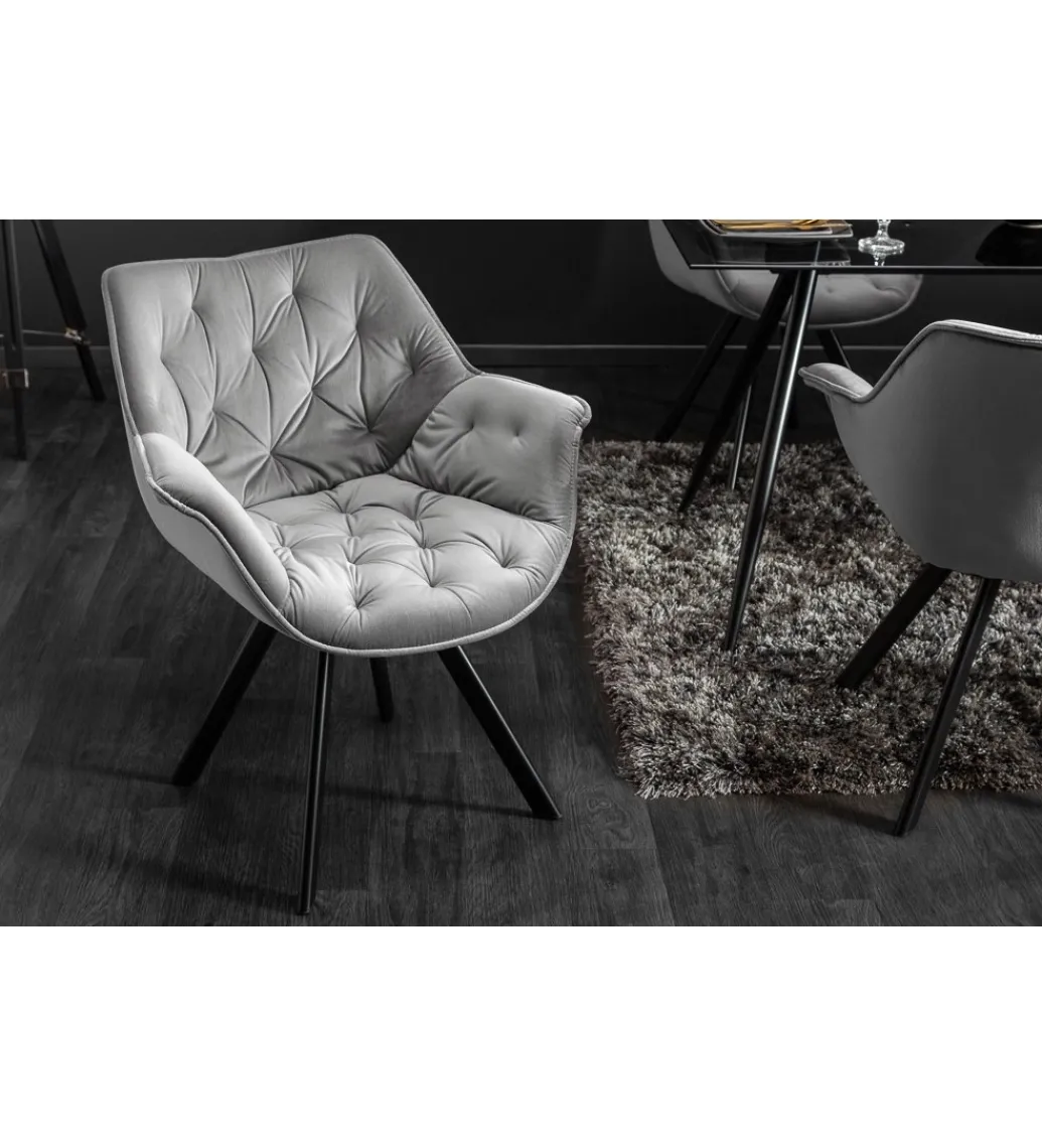 Krzesło The Dutch Comfort szare*Invicta Interior Discount