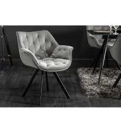 Krzesło The Dutch Comfort szare*Invicta Interior Discount