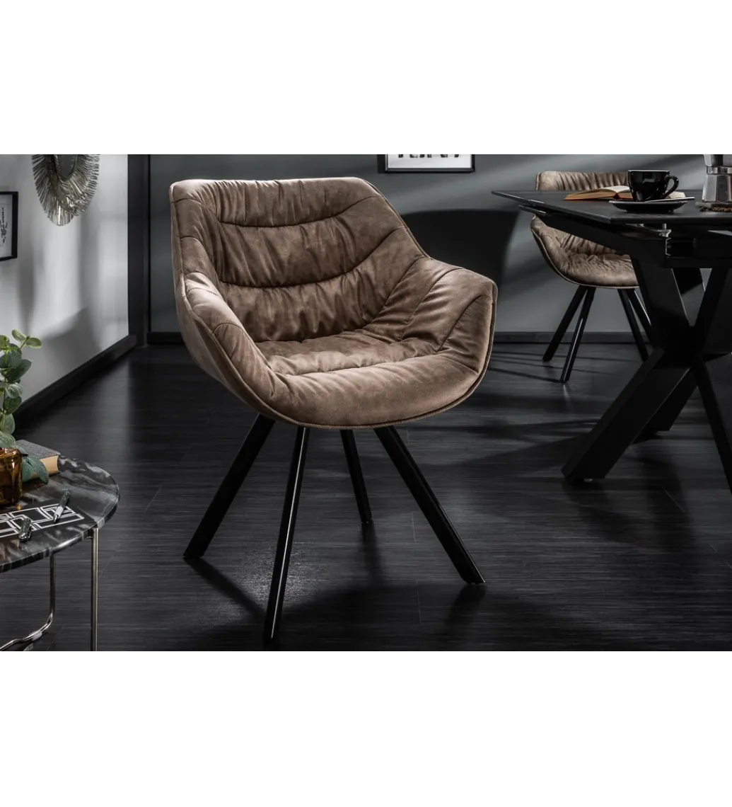 Krzesło The Dutch Comfort Taupe*Invicta Interior Hot
