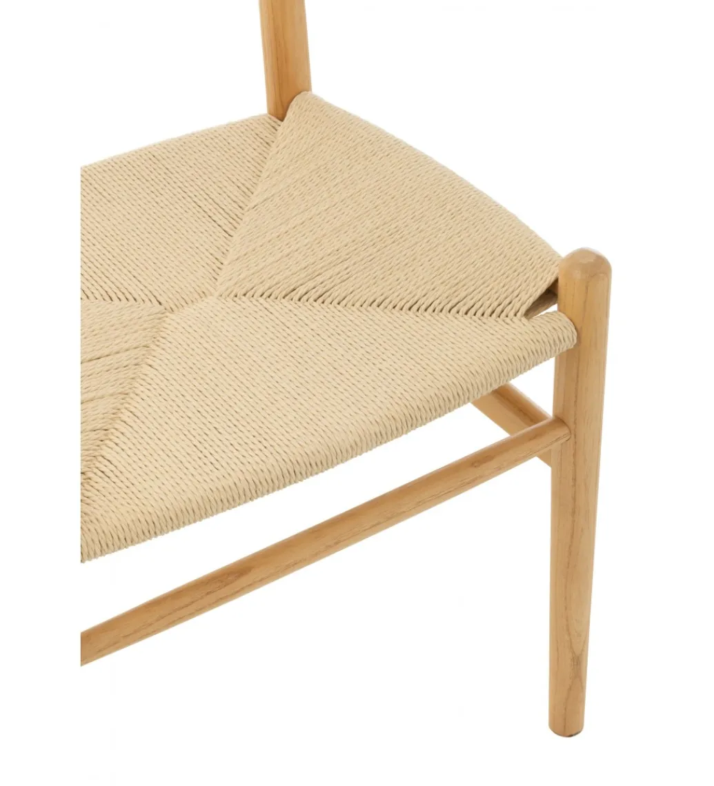 Krzesło TOON 79 cm drewno bukowe naturalne*J-Line