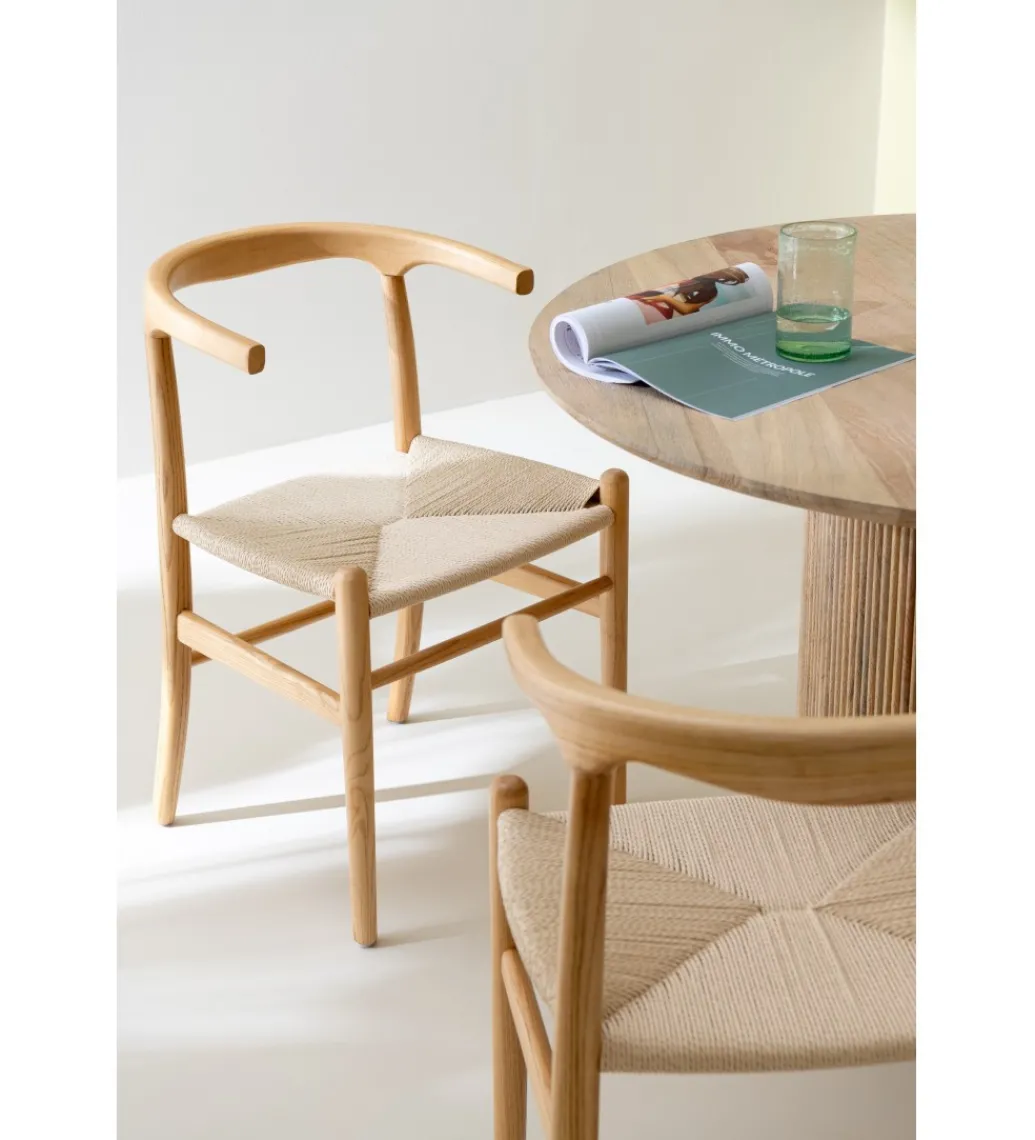 Krzesło TOON 79 cm drewno bukowe naturalne*J-Line