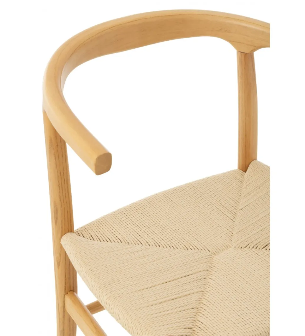 Krzesło TOON 79 cm drewno bukowe naturalne*J-Line