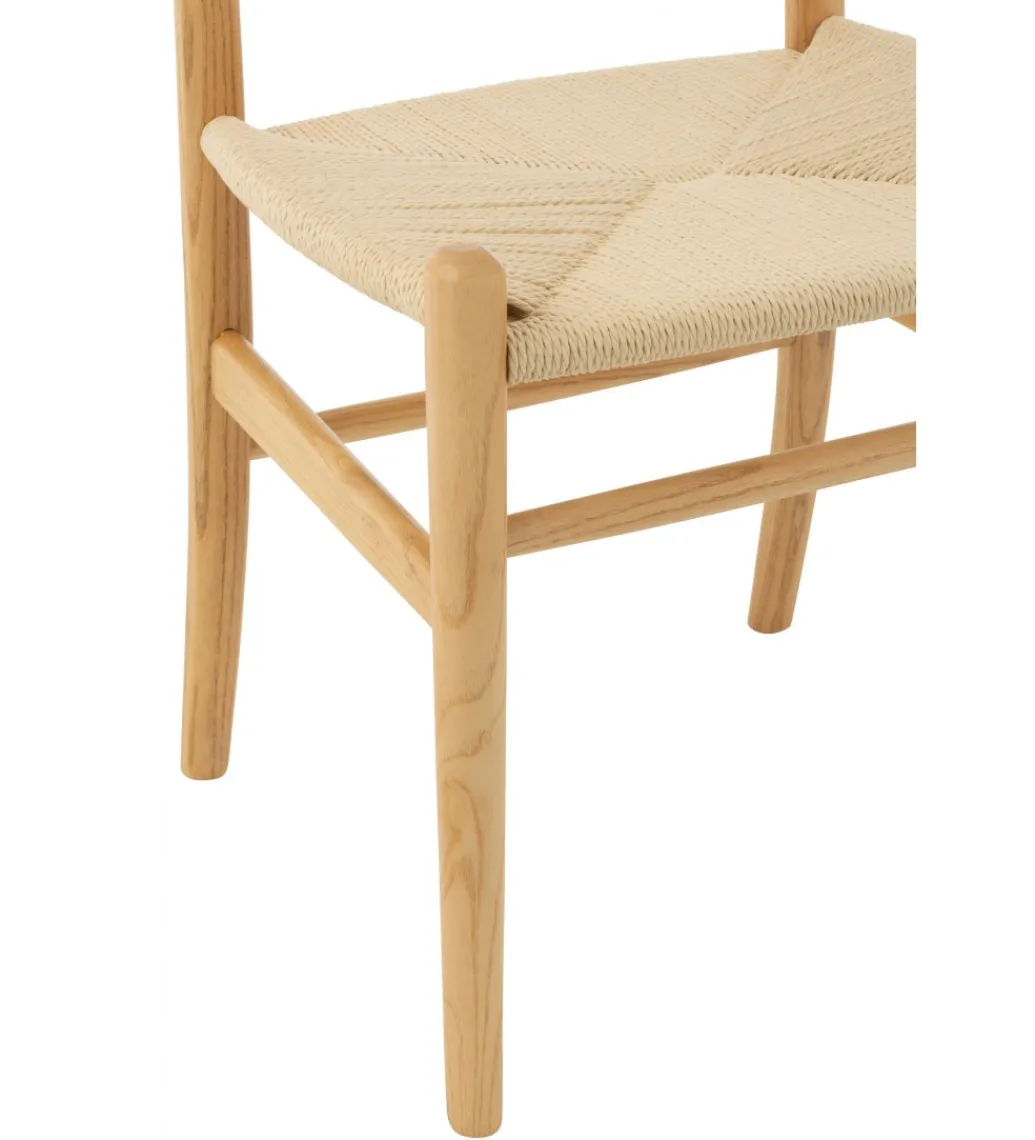 Krzesło TOON 79 cm drewno bukowe naturalne*J-Line