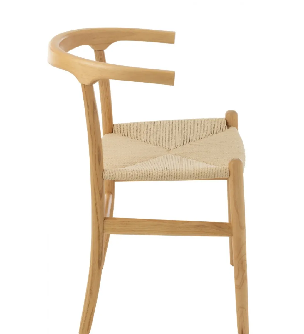 Krzesło TOON 79 cm drewno bukowe naturalne*J-Line