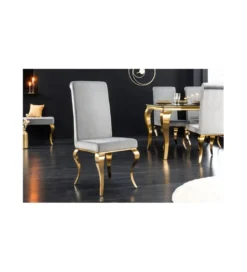 Krzesło TRENTINO Modern Barock szare*Invicta Interior