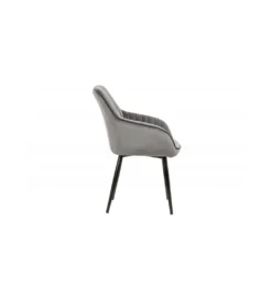 Krzesło Turin Srebrno Szare*Invicta Interior Discount
