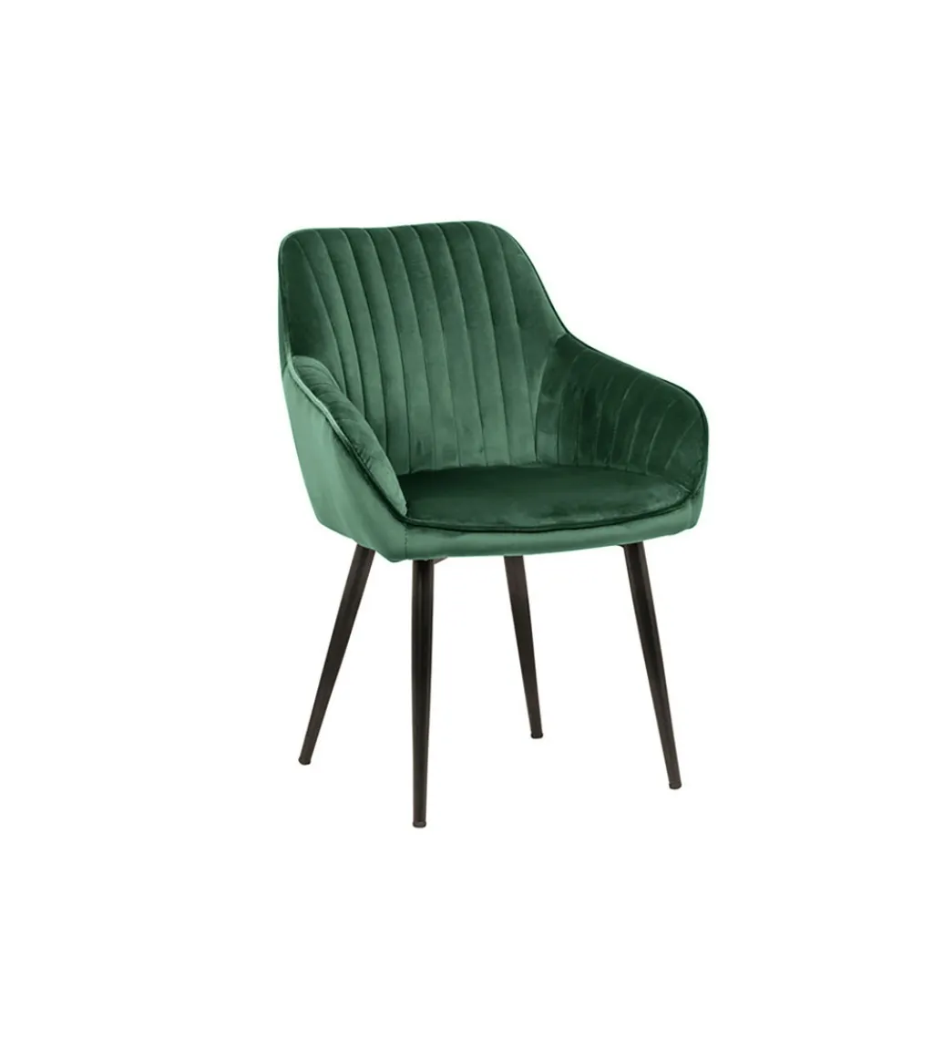 Krzesło Turin szmaragdowo zielone*Invicta Interior New