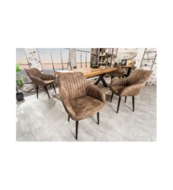 Krzesło Turin taupe*Invicta Interior Clearance