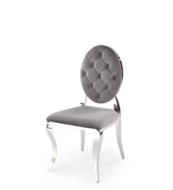 Krzesło VIENNA Reginald Modern Barock szare*Halmar Clearance