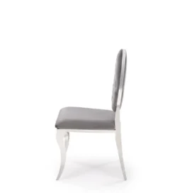 Krzesło VIENNA Reginald Modern Barock szare*Halmar Clearance