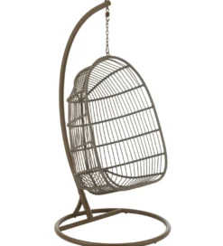 Krzesło wiszące EGGA 200 cm brązowe*J-Line Hot
